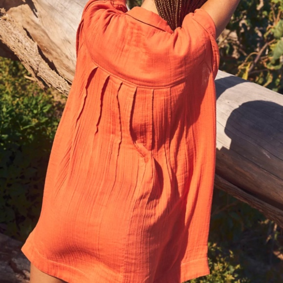 Free People Not So Basic Shirtdress Tunic - Picture 6 of 6